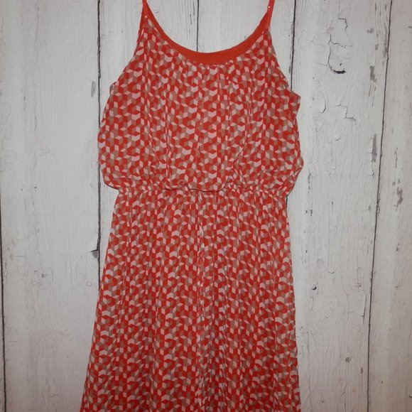 Bird Cage Women's Medium Blouson Adjustable Strap Sheer Overlay Fully Lined 3569 - Picture 8 of 12